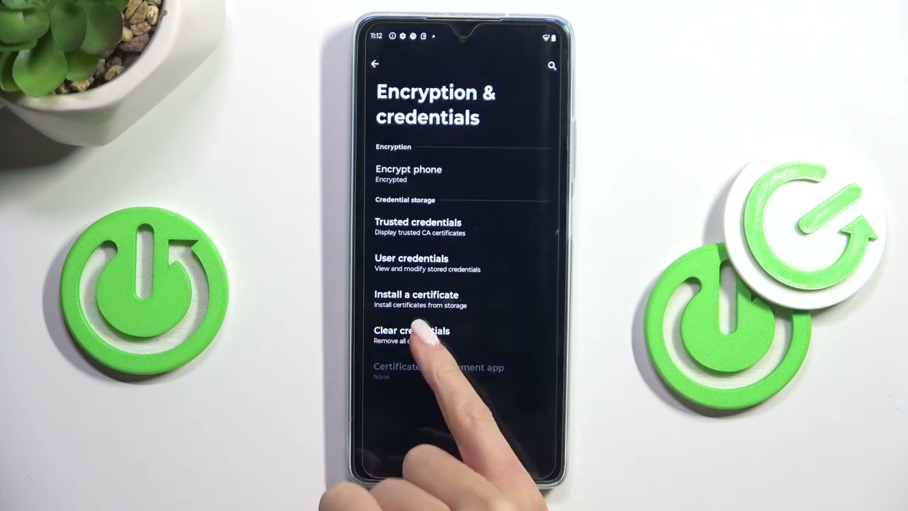 MOTOROLA Moto G75 5G - Clear Credentials | Remove Saved Certificates