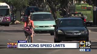 Tempe proposing reduced speed limits to improve safety