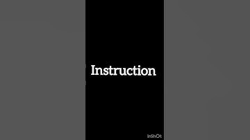 Instruction | 11th Computer Applications Chapter 3 | two marks #shorts