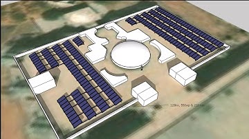 Rooftop solar Project Bikaner I SketchUp me Solar Project kaise design kre