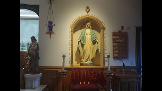 June 15,  2026 - 7pm  Monday   Miraculous Novena Mass offered at St. Catherine Laboure Parish