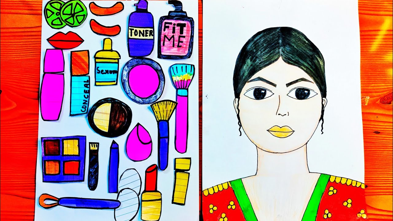 Paper Doll Bridal Makeup Creative Time With Ananya Paper Doll paper-doll-bridal-makeup-creative-time-with-ananya-paper-doll