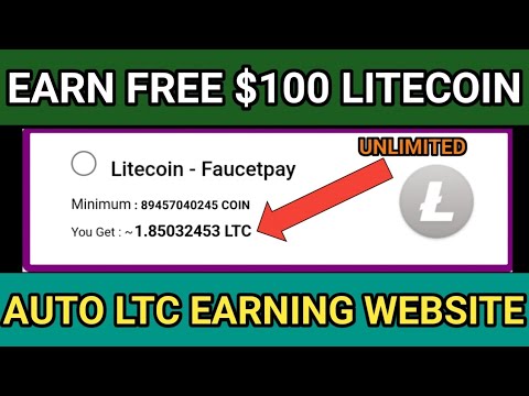 Earn Free $100 Litecoin?Faucet Unlimited Claim?faucetpay Coin Claim Instant Payout