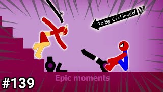 Top Falls | Stickman Dismounting Funny Moments #139