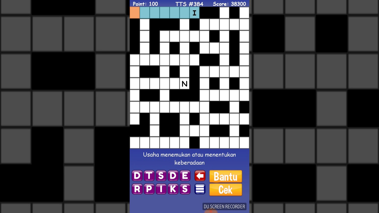 Jawaban Tts 2018 Level 384 Youtube