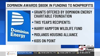 VIDEO: Dominion Energy awards grant money to South Carolina nonprofits News