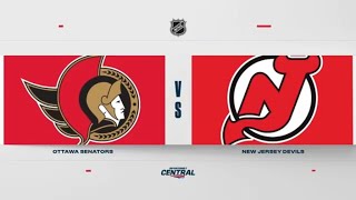 NHL 24 Gameplay - Ottawa Senators vs New Jersey Devils CPU vs CPU