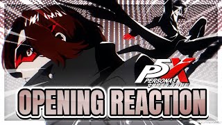 It's actually pretty good?! | Reacting to Persona 5: The Phantom X Opening Movie