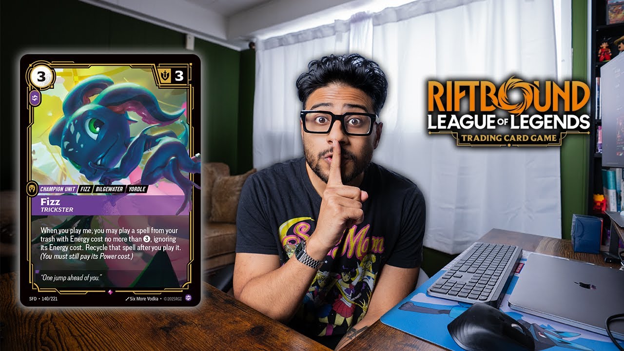 First FIZZ Card is Riftbound ! Fizz Legend on the way - YouTube