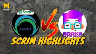 Smart Omega vs Broke Boys Club | Scrim highlights