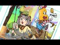 ぽこピーランドの感想を話しながらぽこピーランドアートも描く