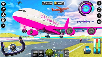 Flight airplane city pilot simulator - plane boeing emergency landing - android gameplay - part- 25