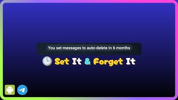 How to Auto Delete Messages in Telegram | Instantly Clean Up Chats