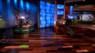 Darren Criss On A Bike Ellen