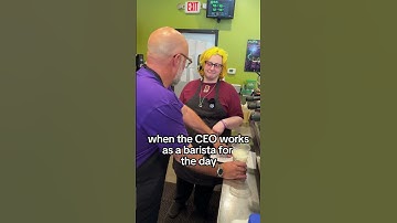 CEO is a barista for the day