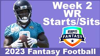 Week 2 WR Starts/Sits | 2023 Fantasy Football