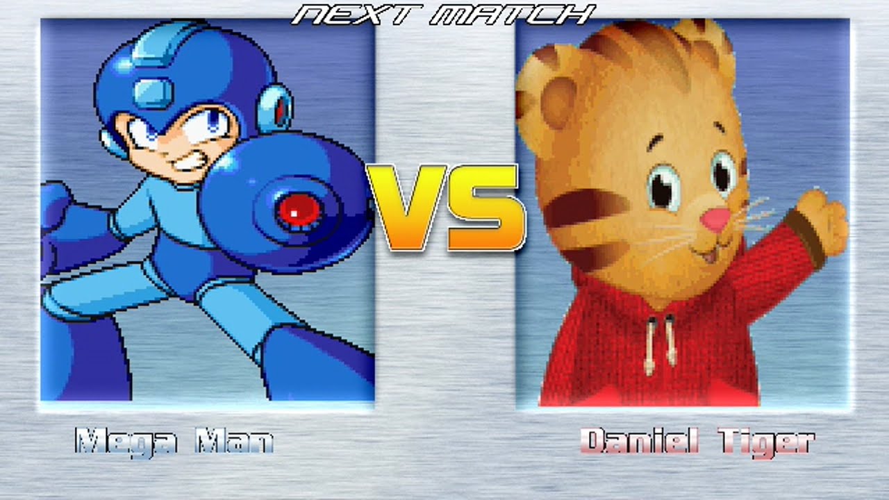 M.U.G.E.N BATTLES | Mega Man vs Daniel Tiger | Mega Man vs Daniel Tiger ...