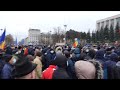 Protestul cetățenilor Republicii Moldova pentru alegeri parlamentare anticipate.