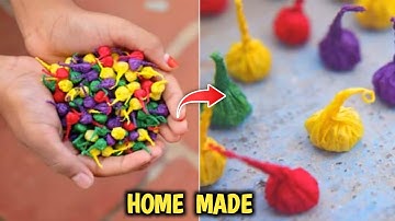 How to make Diwali Pop Pop Crackers