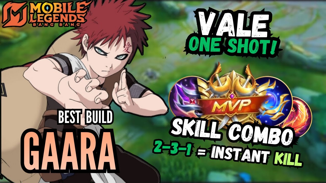 MLBB | GAARA (VALE) INSANE BURST DAMAGE 💥 | RANKED GAME