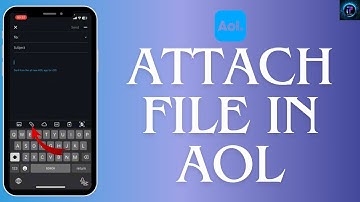 How to Attach a File in AOL Mail 2024 ( Step-by-Step Tutorial)
