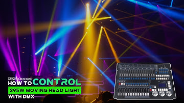 How to Control the TOP Dance 295W Moving Head Light with DMX | Step-by-Step Guide