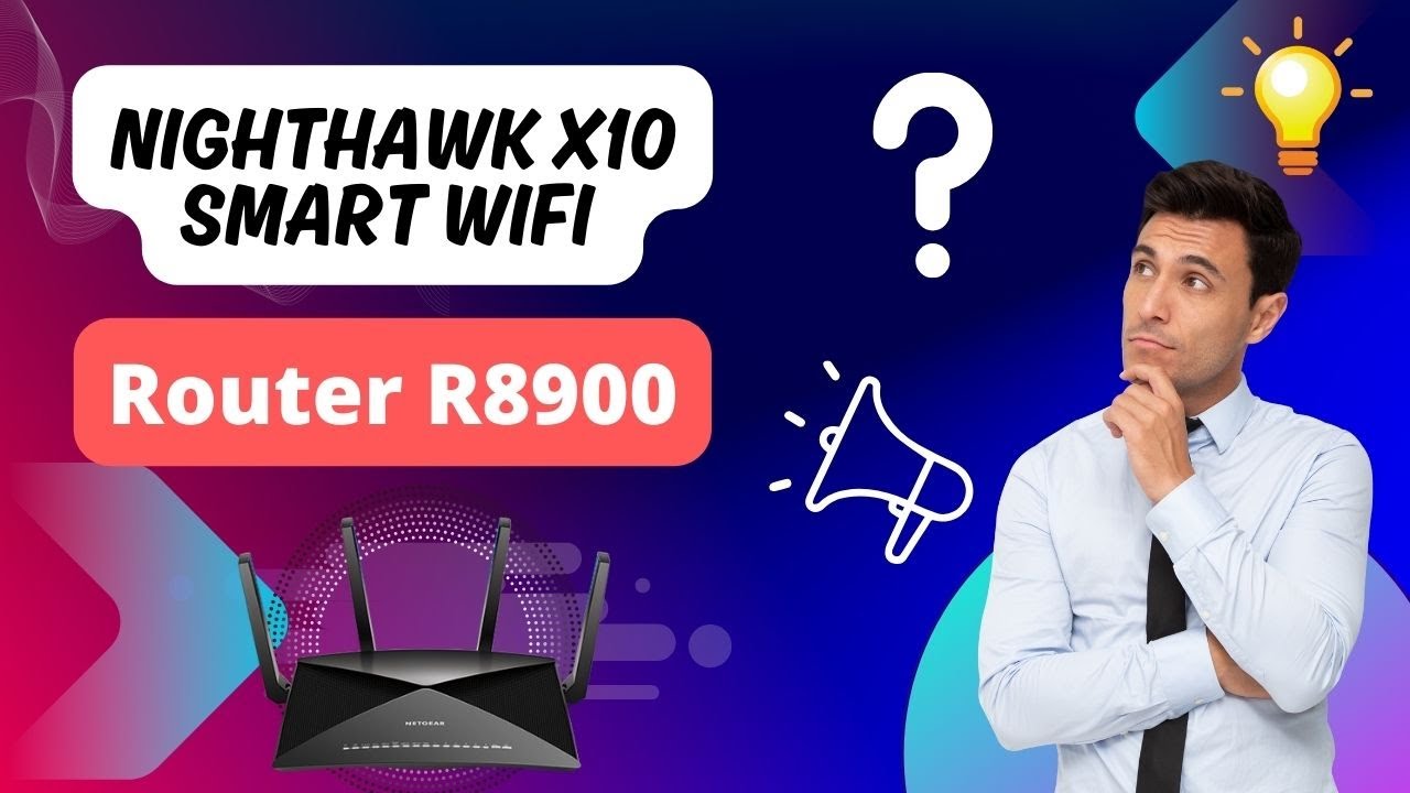 Netgear R8900 Nighthawk X10 Smart WiFi Router R8900 - YouTube