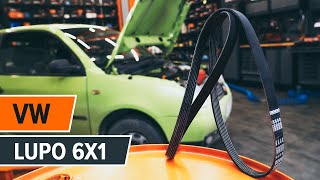 Гледайте видео ръководство за това как да заменете Пистов ремък на VW LUPO (6X1, 6E1)