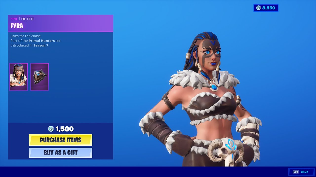Fyra skin - Fortnite Item Shop (2019-01-19)