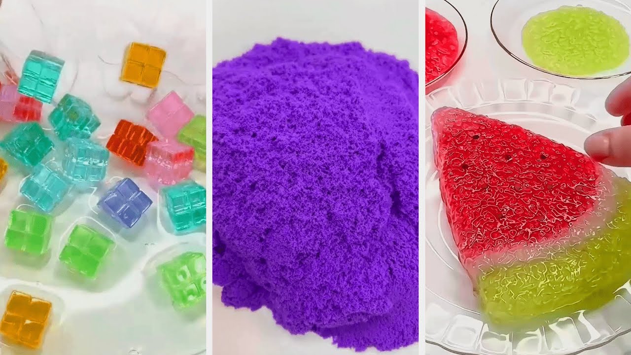 Relaxing Slime Compilation ASMR - Oddly Satisfying Video - YouTube