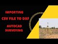 csv to dxf I how to import csv file to autocad I csv to dxf convert I autocad csv, dxf