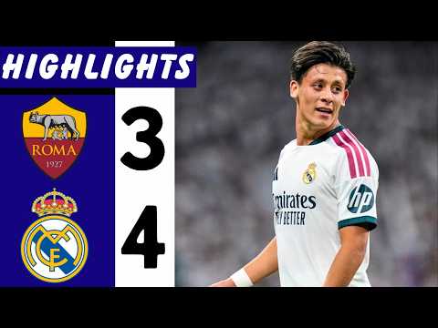 RÉSUMÉ ÉTENDU - Real Madrid vs Roma 4-3 | Tous les buts et temps forts | Ligue des champions 2026