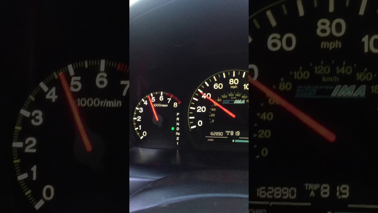 Honda Accord hybrid 2006 check blinking with engine light - YouTube