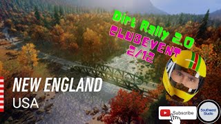 Lets Play Dirt Rally 2.0 | Clubevent 2/12 New England | #dirtrally2