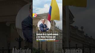 Abelardo De la Espriella anuncia a José Manuel Restrepo como su fórmula vicepresidencial