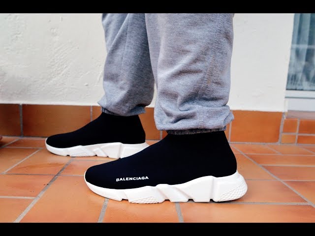 elektrode Fremskreden kalk Balenciaga Speed Trainer Unboxing + on Feet Review - YouTube