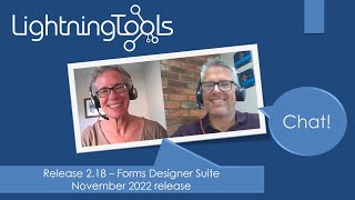 Lightning Tools Chat Release 2.18 - Lightning Forms Designer Suite November 2022 release