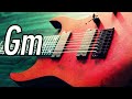 Emotional rock ballad backing track for improvisation g minor