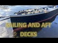 Radio Control Trumpeter 1:200 Titanic Build Part 22  - Sailing Session and Aft Well Deck
