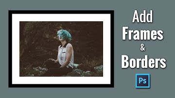 Simple Photoshop Frames and Borders to Photo Tutorial