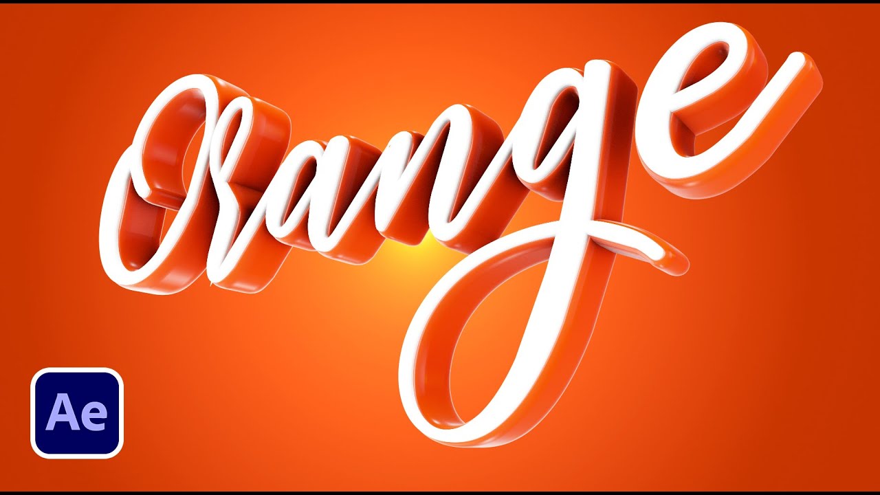 After Effects 3D Text Animation Tutorial | Element 3D | Simple Way