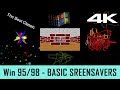 Windows 9598  all basic screensavers 4k