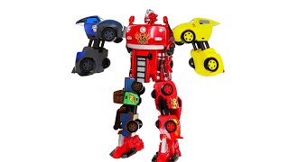 Color Wrong Heads with Transformers cars 4 toys