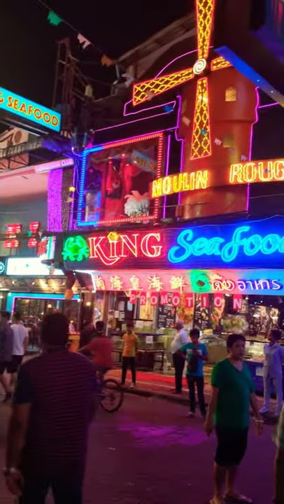 November 28, 2018 Pattaya Thailand sex stroll walking street