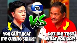 Legendary Magician Efren Reyes Stuns Wu Jia Qing with Incredible Magic Shots and Skillful Kick Shots