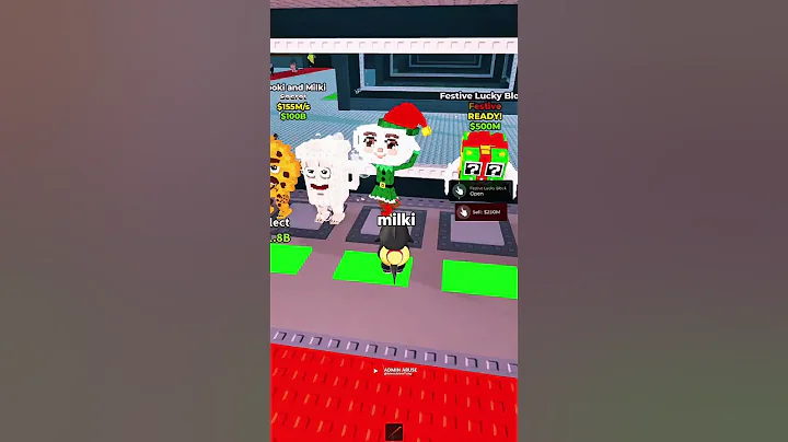 I Opened 15 Festive Lucky Blocks in Steal a Brainrot ‼️