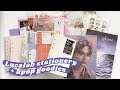 korean stationery haul ☻ lucalab unboxing + kpop goodies and albums