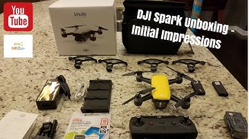DJI Spark Unboxing - Initial Impressions