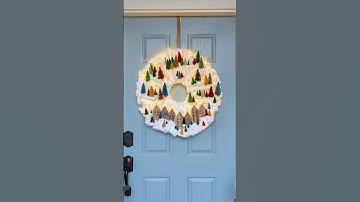 The Unexpected Trick to a STUNNING Anthropologie Dupe Christmas Wreath!