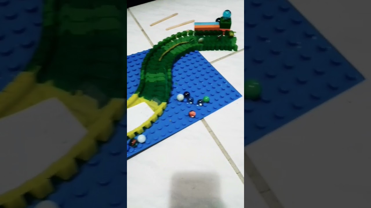 5 lap race with marbles! 